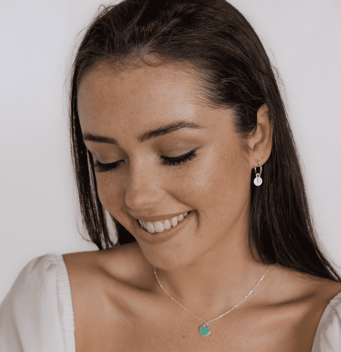 Silver Disc Earrings