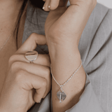 SILVER FRENCH ROPE BRACELET