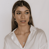 SILVER SLIDING ADJUSTABLE CHAIN 58CM