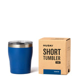 new ocean blue huski short tumbler for coffee and tea or wine