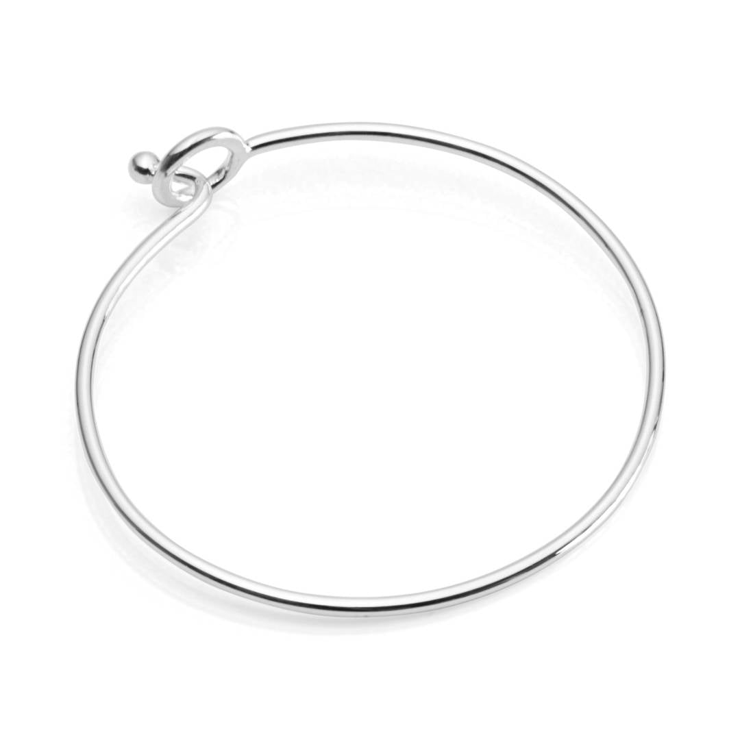 sterling silver opening bangle