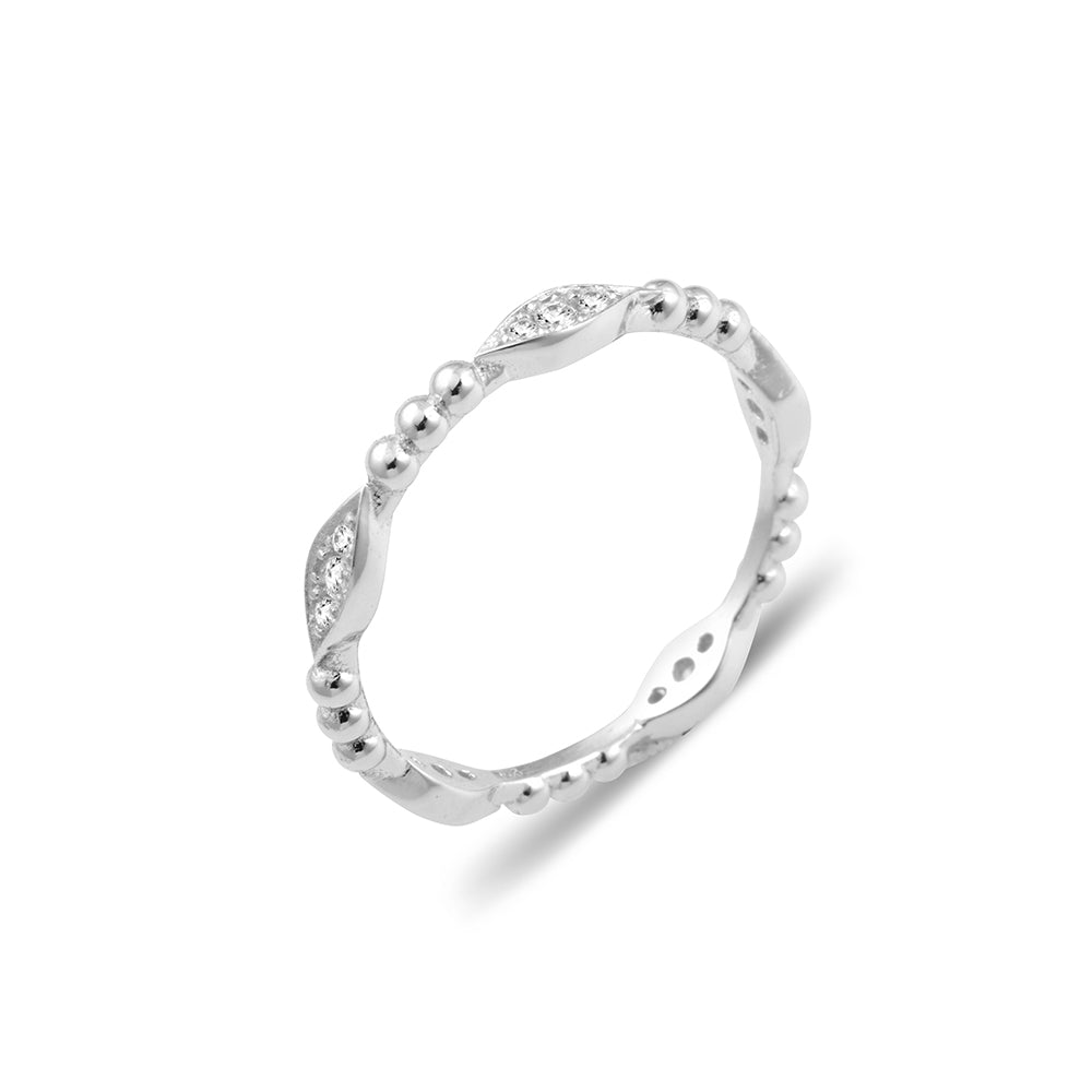 Marquise Bead Ring