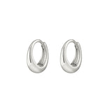 Petite Concave Hoop Earrings