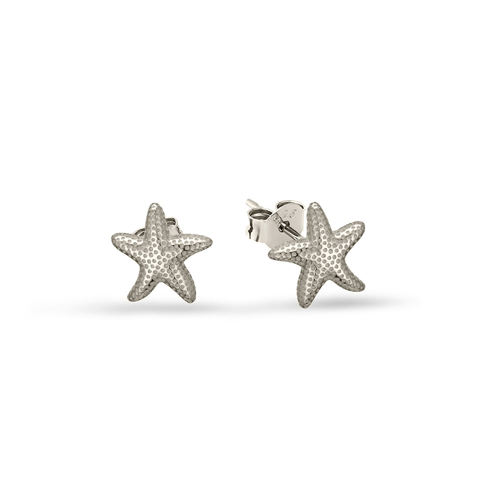 Seashell and Starfish Stud Earrings
