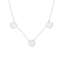 Triple disc necklace