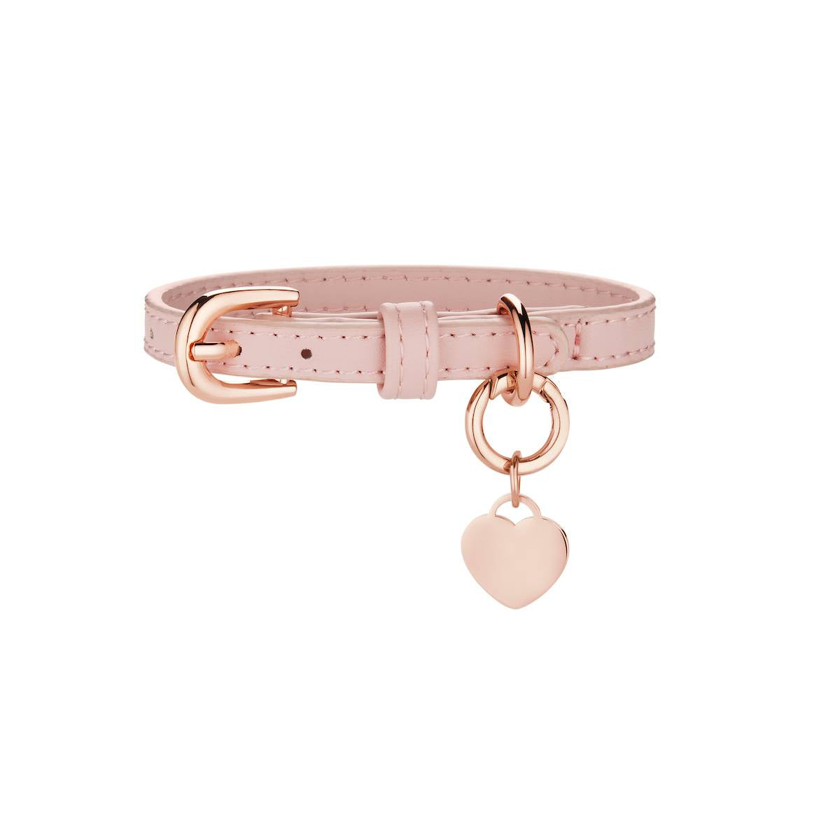 small rose gold pet tag