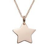 personalisable star necklace