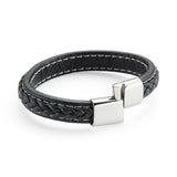 Engraved Men's Leather Bracelet