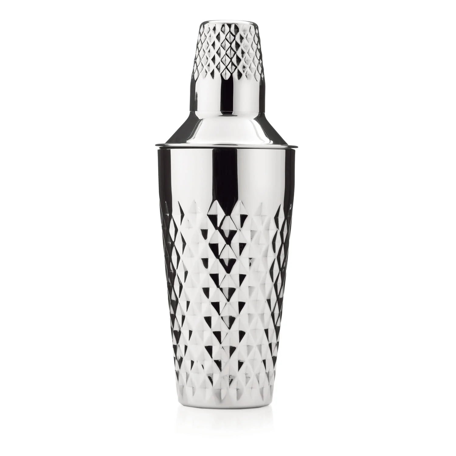 Personalised Viski Faceted Crystal Cocktail Shaker – Custom Engraved