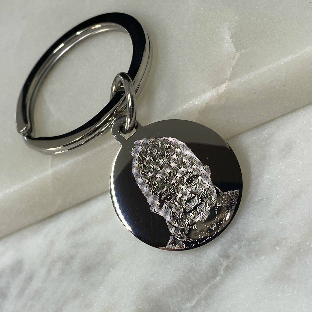 baby photo engraved