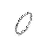 stackable sterling silver ball ring