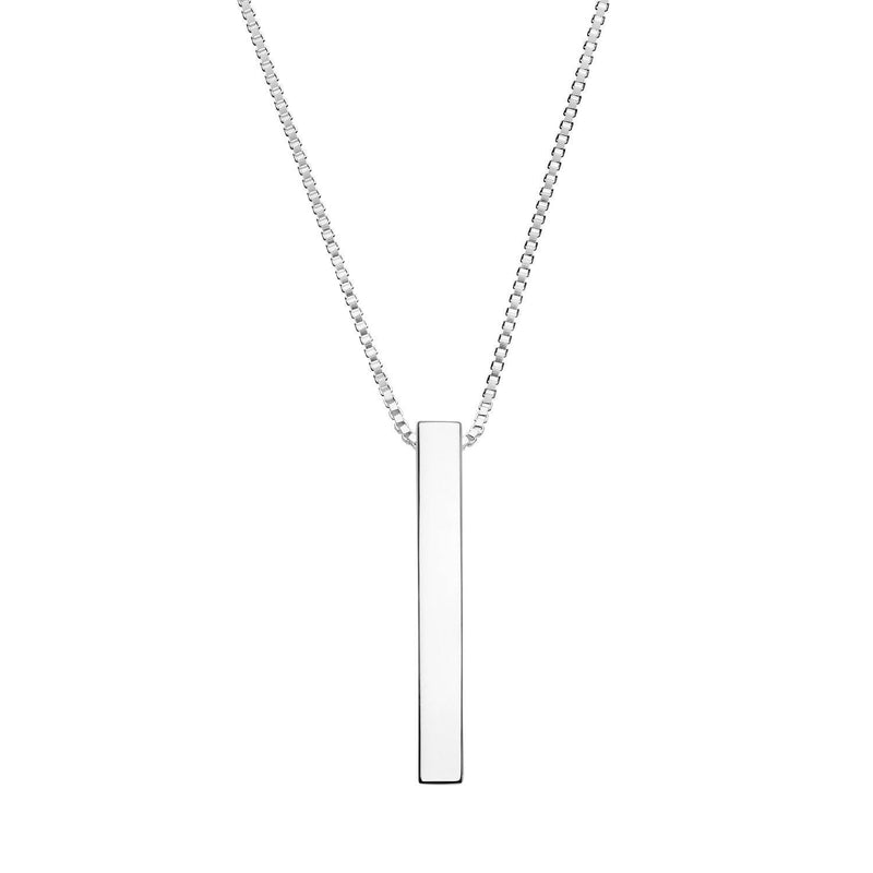 block bar necklace