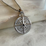 Brave Traveller Compass Necklace — Stainless Steel (Gold or Silver)