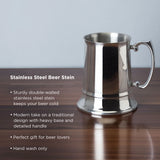 Viski Stainless Steel Beer Stein