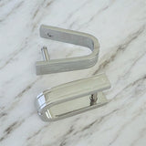 Rhodium Plated Wrap Around Cufflinks