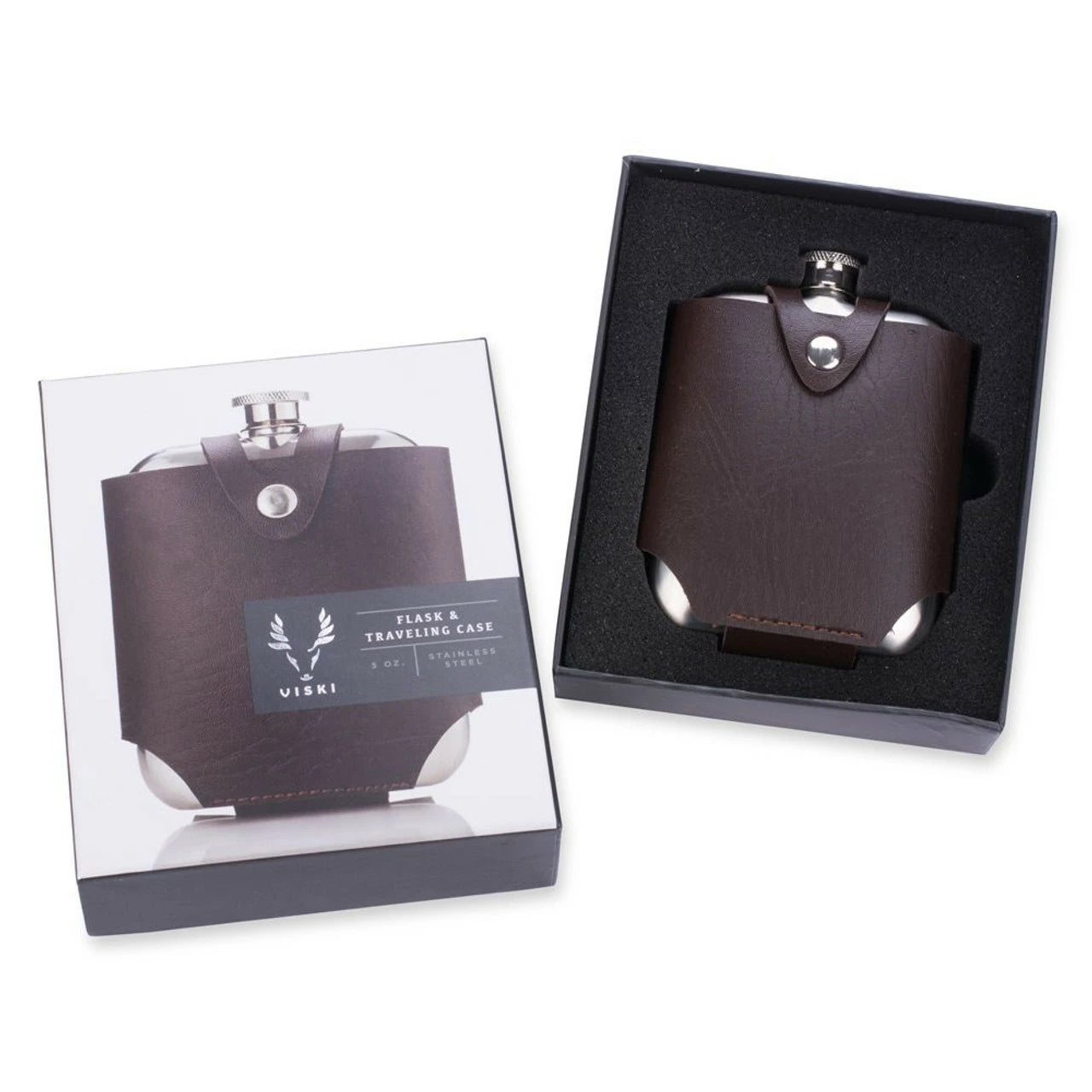 Custom engraved stainless steel hip flask available in Australia – Viski 148ml