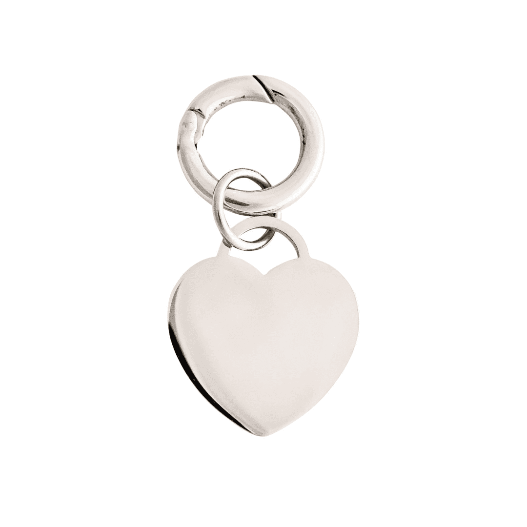 deluxe large heart pet tag