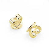 deluxe gold butterfly earring backs