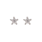 CZ star earrings