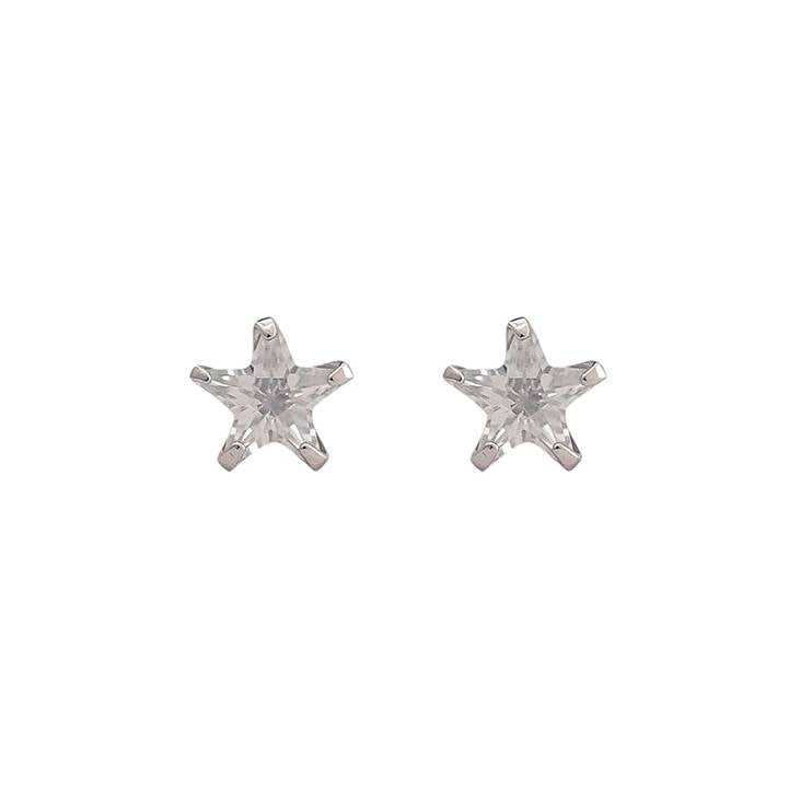 CZ star earrings