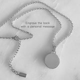 Brave Traveller Compass Necklace — Stainless Steel (Gold or Silver)