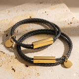 engrave the clasp of the wrap bracelets