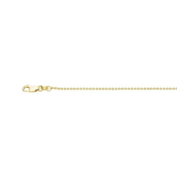 gold 1.5mm thick ball chain