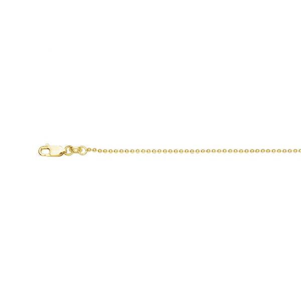 gold 1.5mm thick ball chain