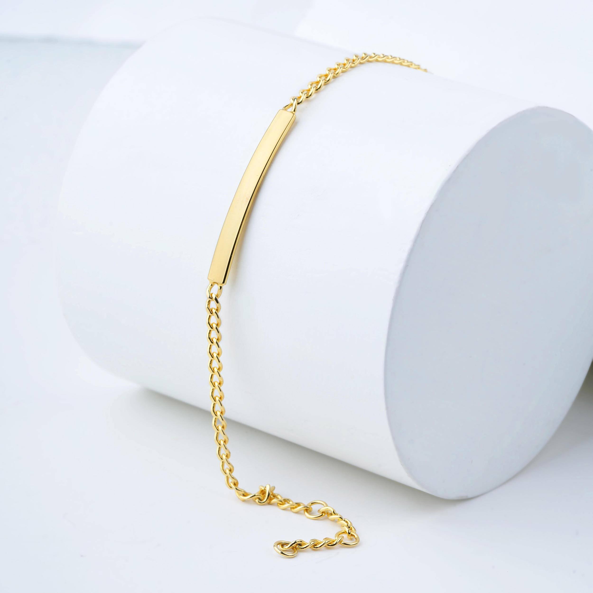 Gold Bar Bracelet