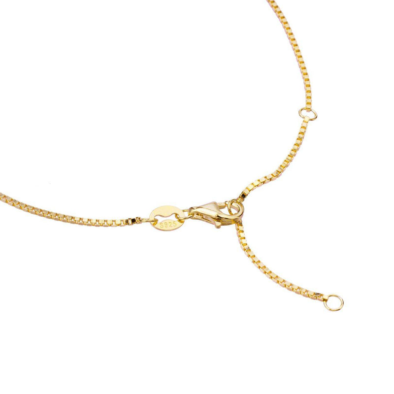 gold box chain 39-44cm