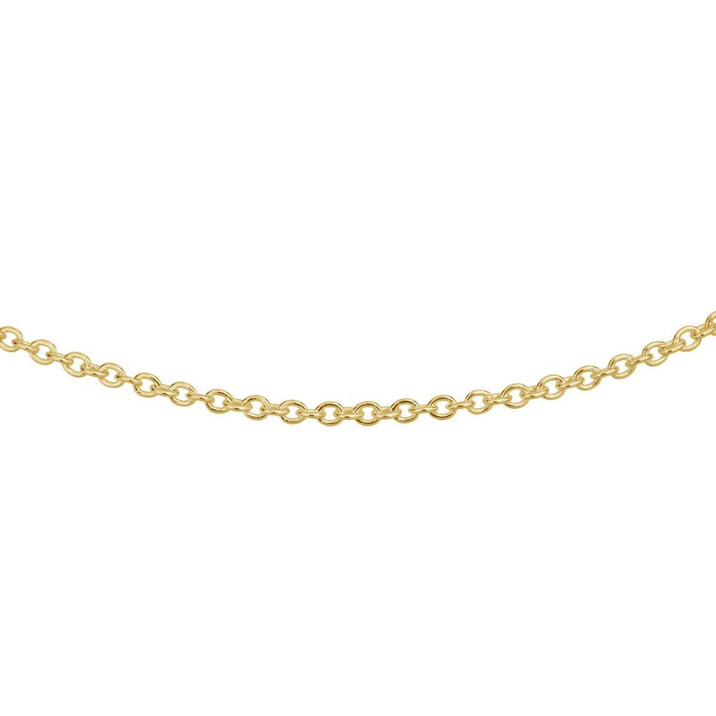 gold cable chain link detail