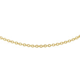 gold cable chain link detail