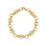 gold plated stevie bracelet