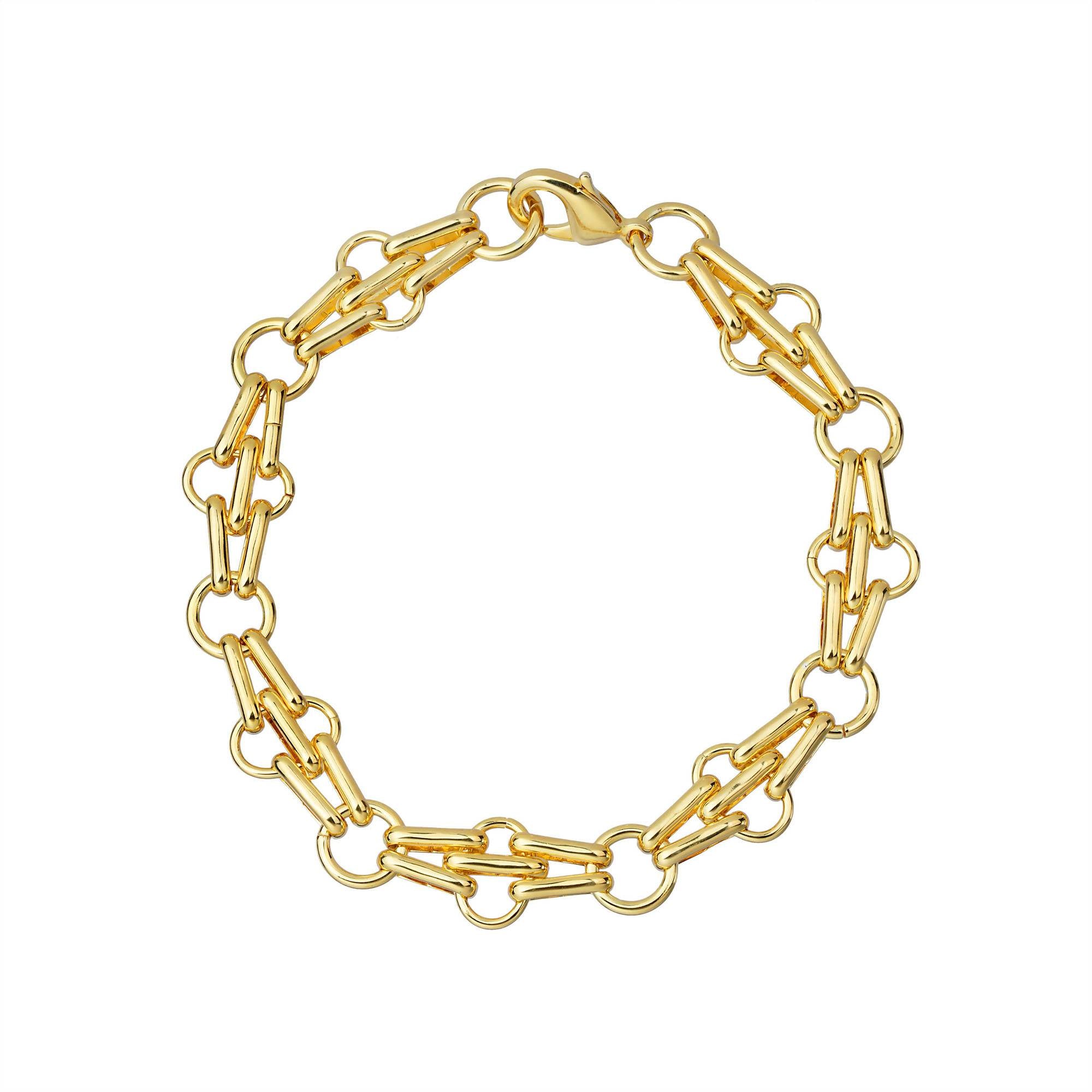 gold plated stevie bracelet
