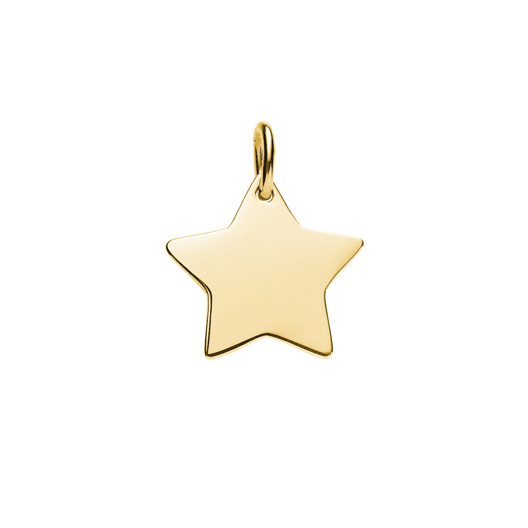 gold star pendant