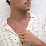 9ct Gold Diamond Cut Curb Chain 55cm