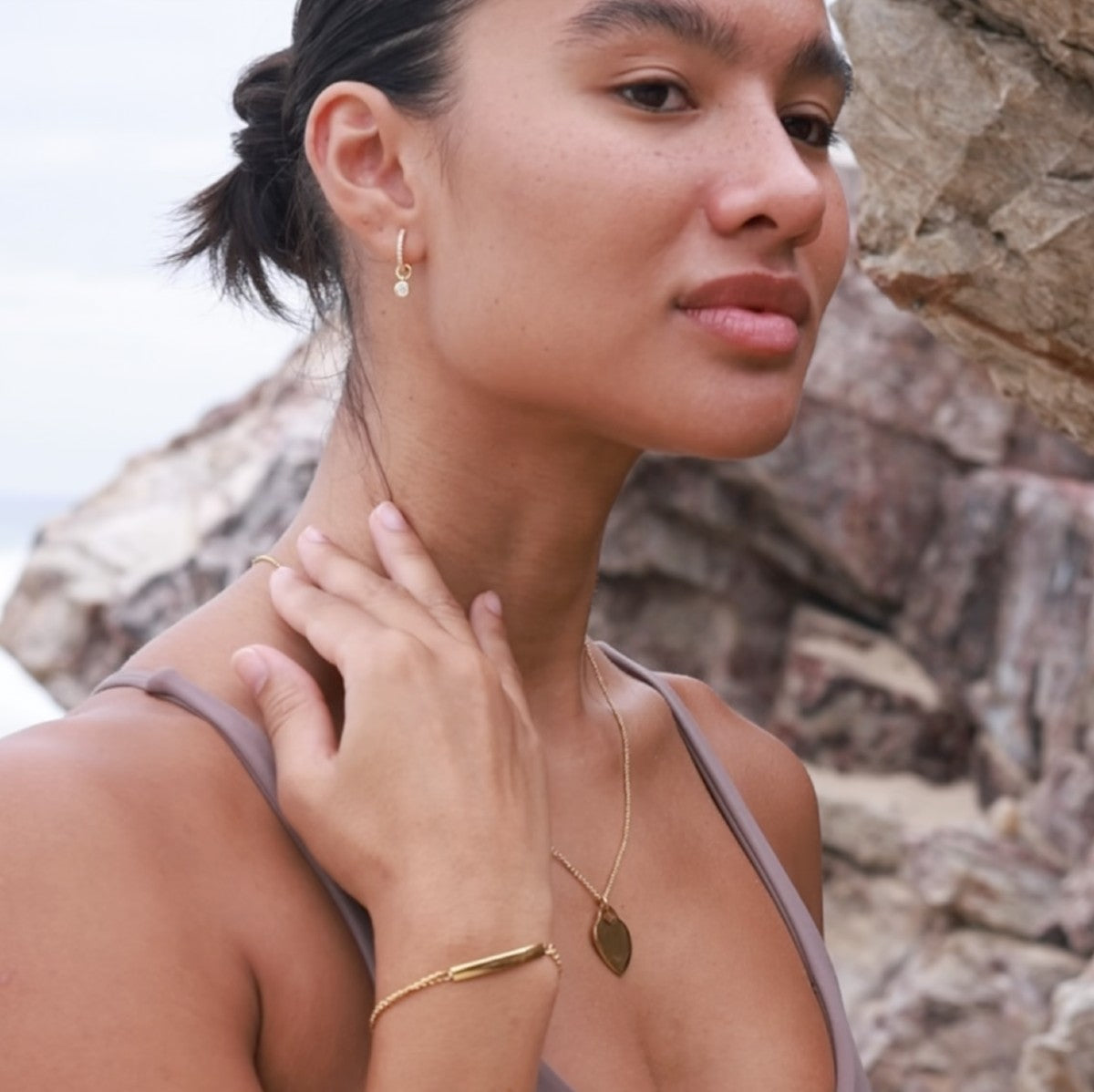 personalise the large heart tag pendant 