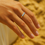 Silver Signature Slim Signet