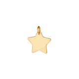 Yellow Gold Star Necklace