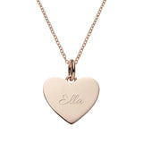 Rose Gold Heart Necklace