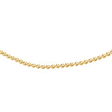 gold ball chain 1.5m wide beads 45cm long