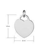 large heart tag 20mm wide