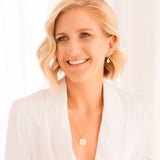 Yellow Gold Large Disc Necklace