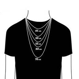 mens necklace length guide