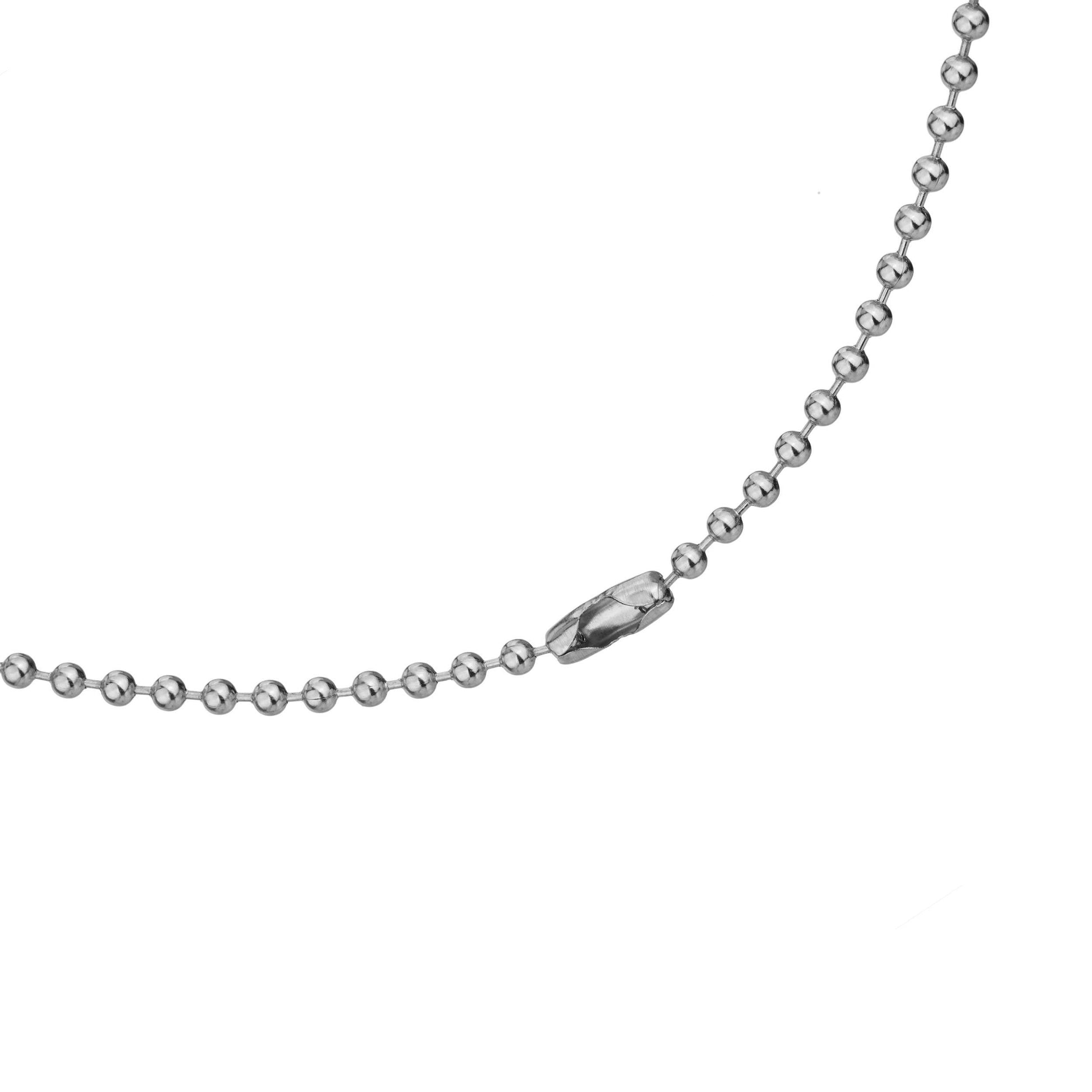 mens steel ball chain clasp