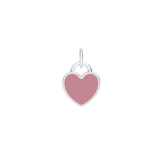 mini pink heart pendant