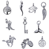 mixed sterling silver charms