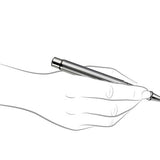 Engraved Otto Hutt Design 04 Sterling Silver Striped Guilloche Ballpoint