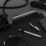 otto hutt design 02 smooth sterling silver fountain pen - add engraving to create a magnificent gift