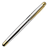 otto hutt fountail pen made from sterling silver with gold detail